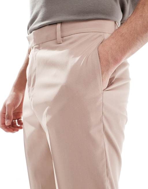 ASOS DESIGN tapered suit pants in dusty pink, 4 of 5