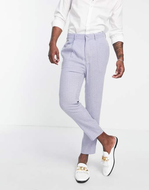 ASOS Tapered Smart Pants in Pale Grey, ASOS