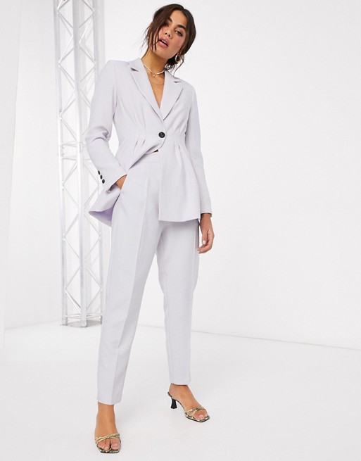 ASOS DESIGN tapered suit trousers