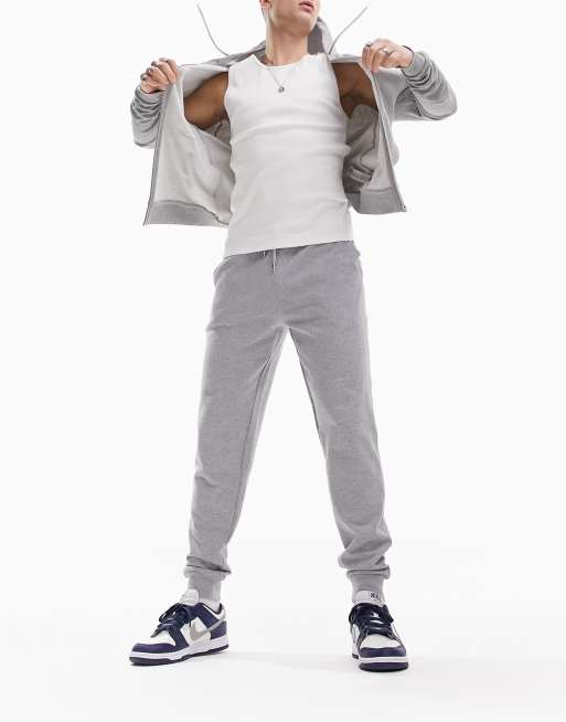 Sweatpants - Dark grey marl - Men