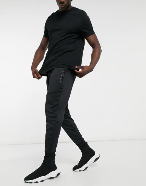 alchesai slim tapered sweatpants