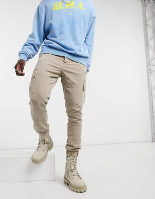 asos design tapered cargo pants