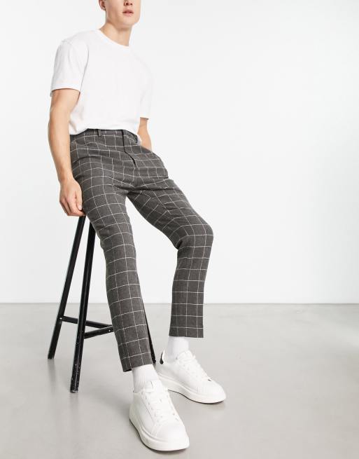 Asos check outlet trousers