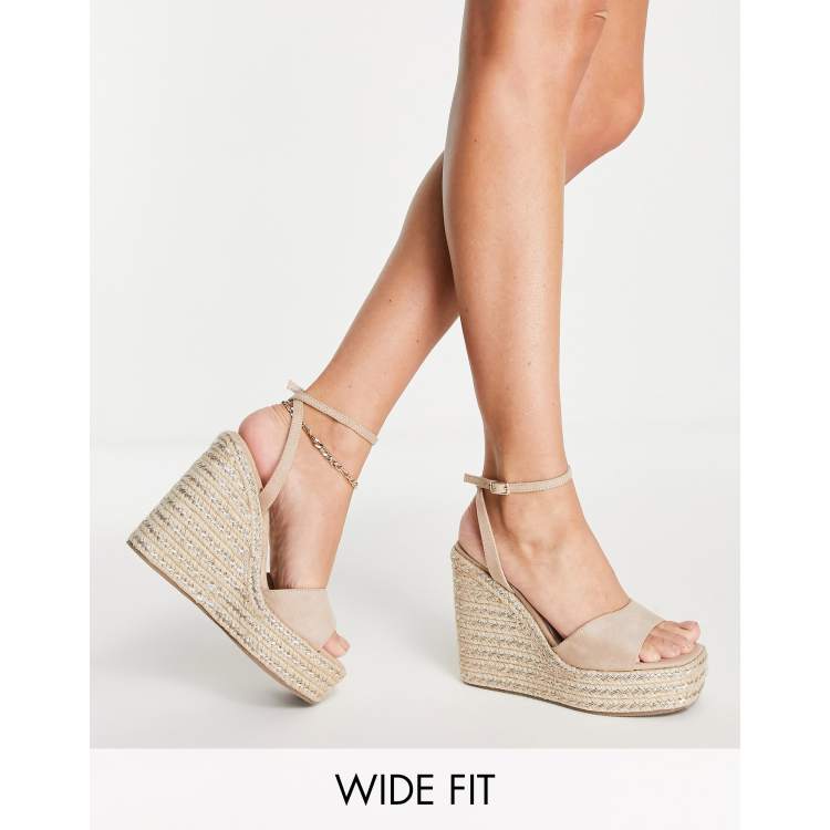 Espadrille cheap compensée beige