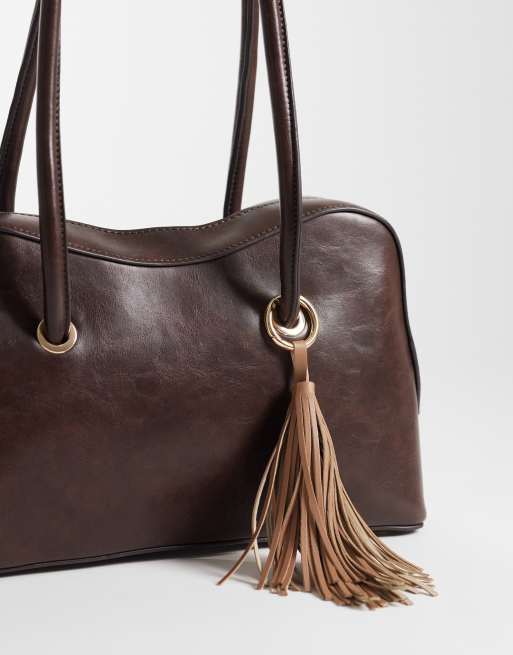 ASOS DESIGN tassel bag charm, 2 of 4