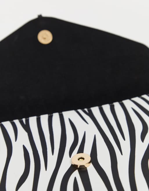 Zebra print online clutch