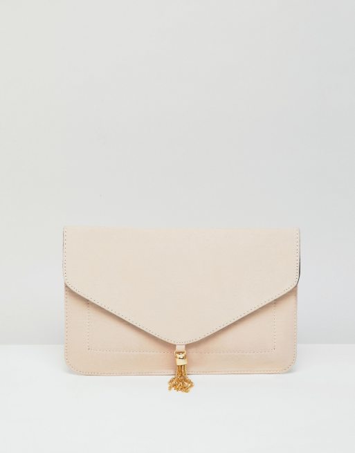 Asos cream 2024 clutch bag