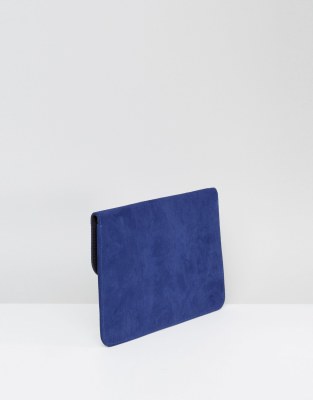 asos blue clutch bag