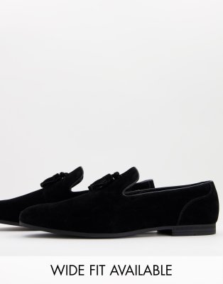 asos black tassel loafers