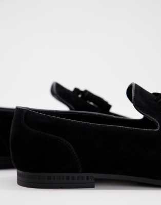 asos black tassel loafers