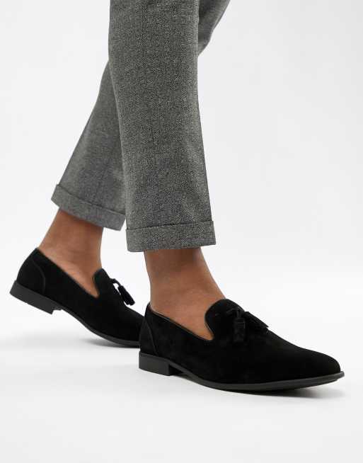 Asos mens suede on sale loafers