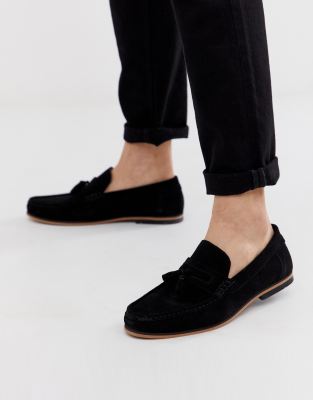 asos black loafers