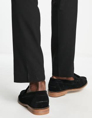 black loafers mens asos