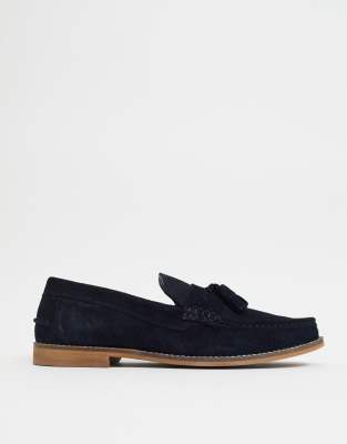 asos black suede loafers