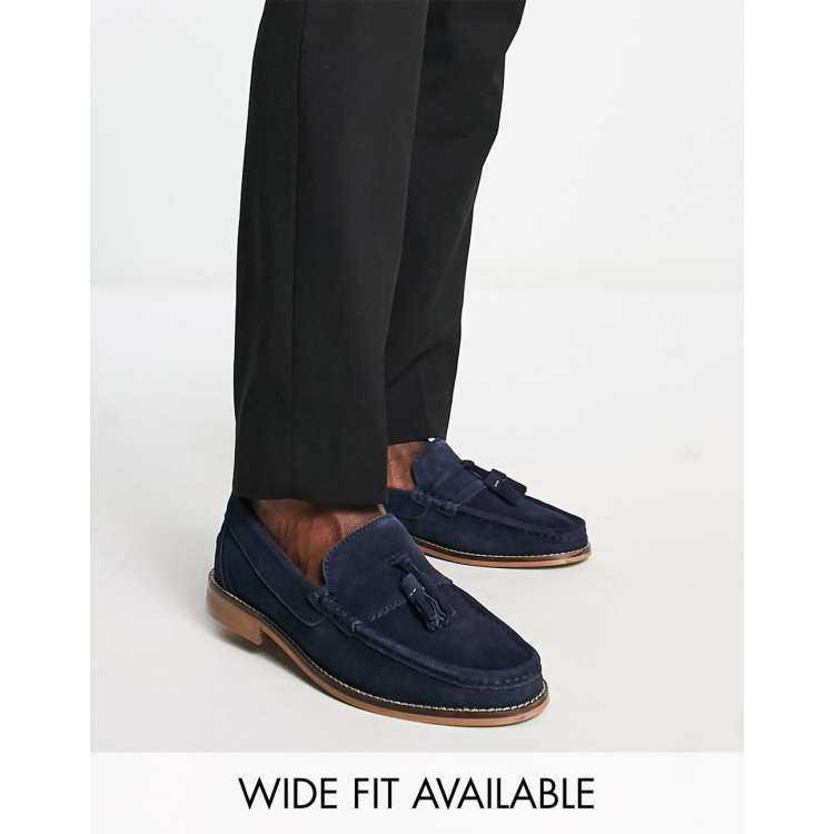 Asos Tassel Loafers In Red Suede With Natural Sole, $65, Asos