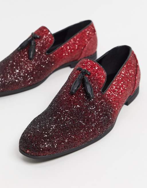 Asos 2024 red loafers