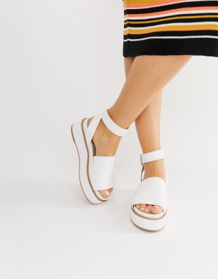 asos design thear espadrille flatform sandals