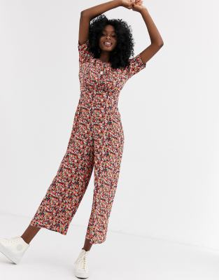 miss selfridge spot jumpsuit