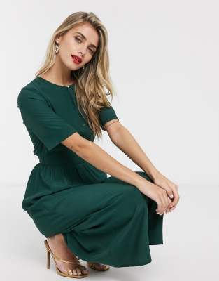 button back jumpsuit