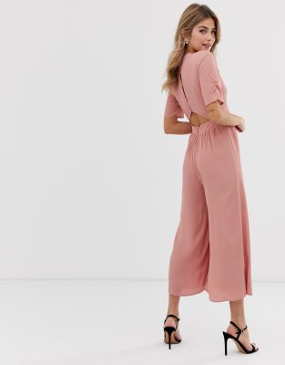 asos beige jumpsuit