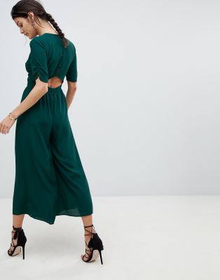 asos green playsuit