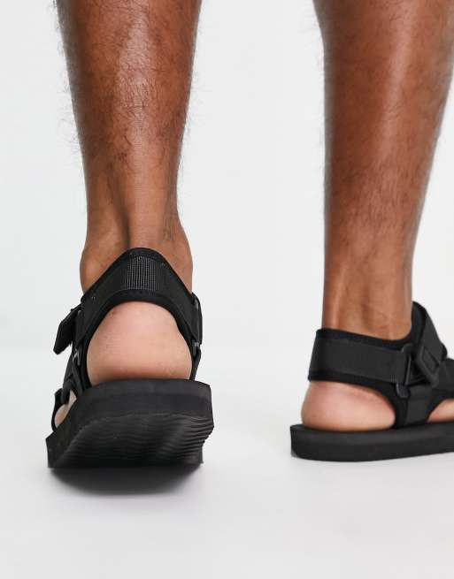 ASOS DESIGN tech sandals in black