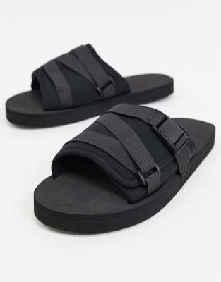 mens grey sliders