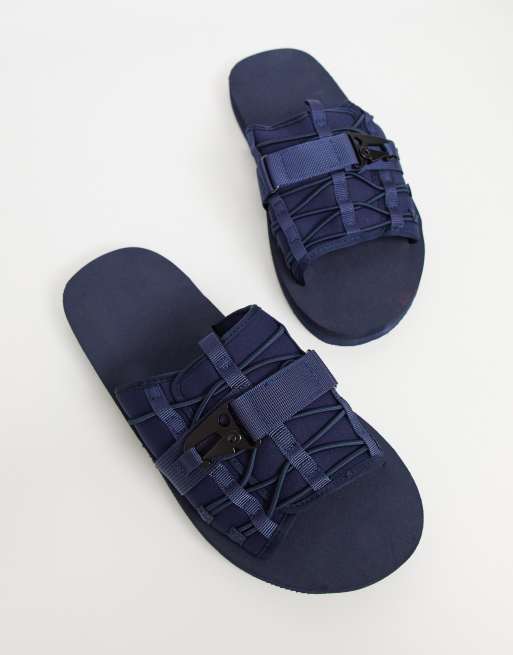 Asos cheap navy sandals