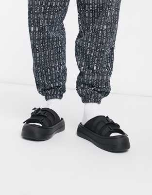 chunky sole slides