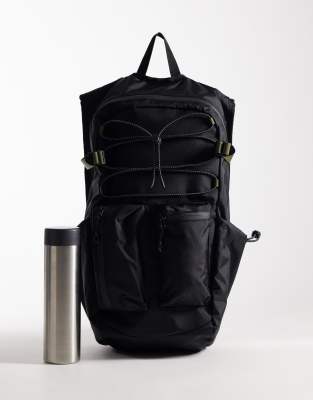 Asos Design Techy Backpack In Black