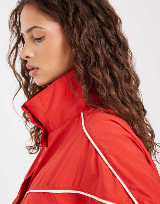 ASOS DESIGN techy opstaande boord windjack in rood, 3 van 4