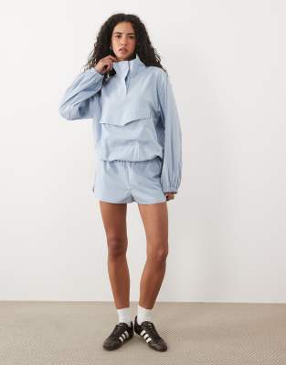 Asos Design Techy Shorts In Blue