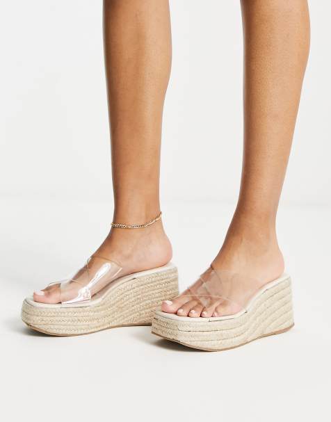 Asos nude wedges online