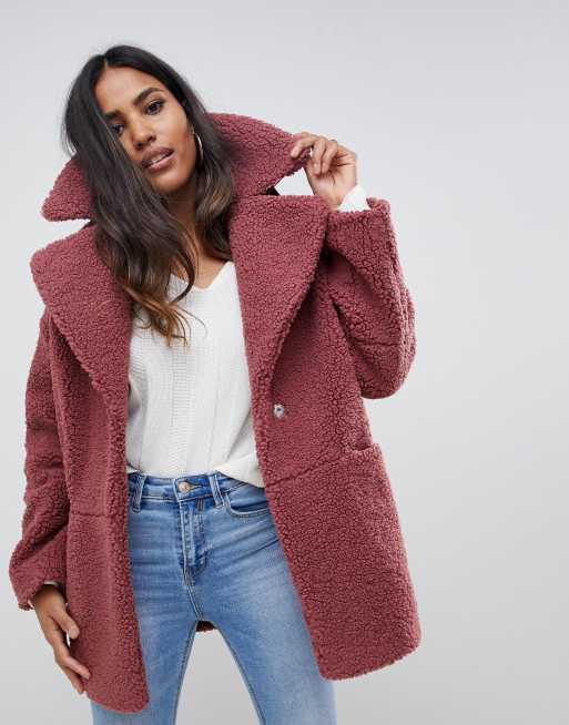 Asos hot sale teddy jacket