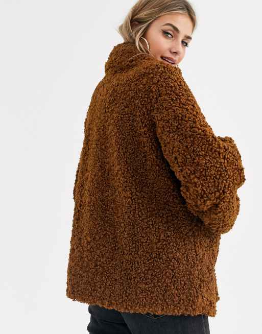 Teddy bear clearance jacket asos