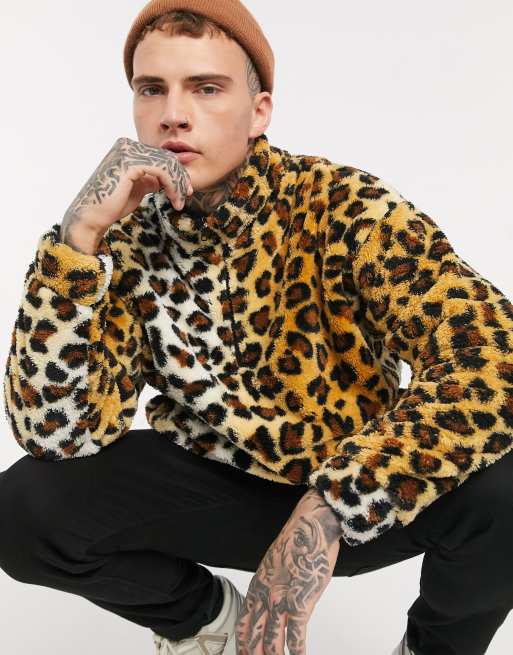 Leopard clearance track jacket