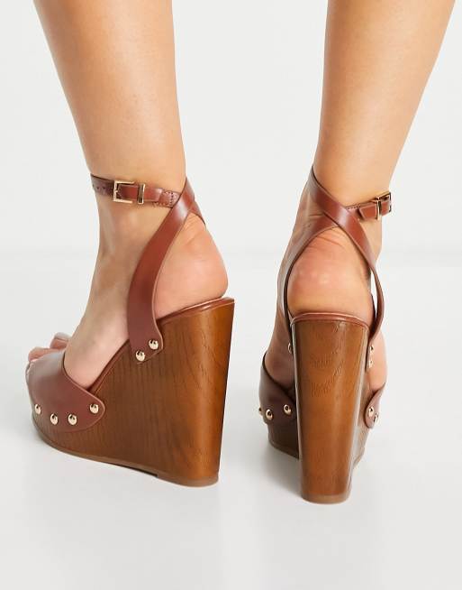 Asos on sale tan wedges