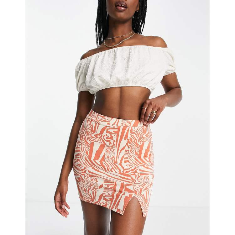 Animal print 2024 tennis skirt