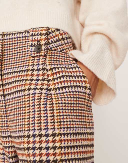 ASOS DESIGN - Ternede skræddersyede bukser med cropped snit og rem til justering i taljen, 4 af 4
