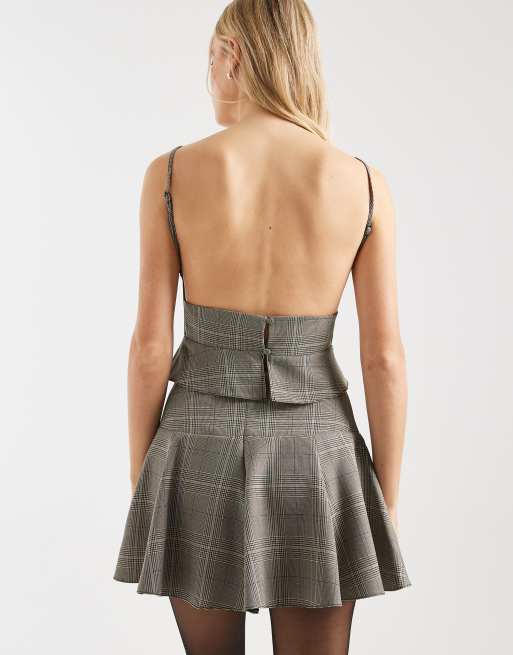 ASOS DESIGN - Ternet cami-top med peplumkant - Del af sæt, 3 af 4