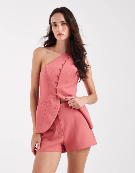ASOS DESIGN - Terrakottafarvede skræddersyede mikroshorts - view 1