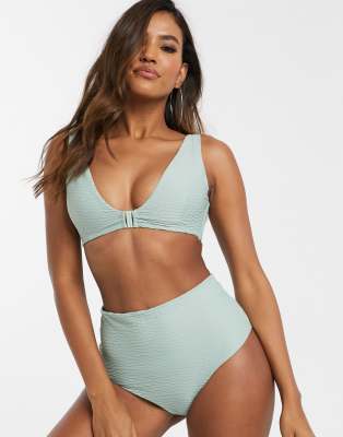 sage green bathing suit