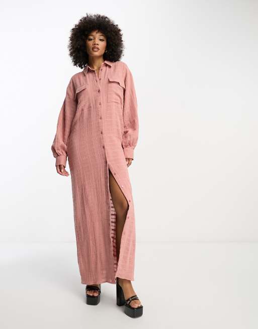 Asos maxi shirt on sale dress