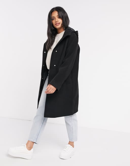 Black coat outlet asos