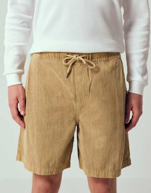 ASOS DESIGN textured jorts in mid length in beige (part of a set), 2 of 7