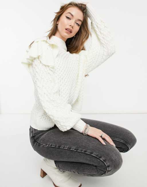 Asos hot sale cream jumper