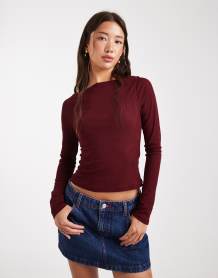 Aria Cove shaggy faux fur trim leather look maxi coat in black