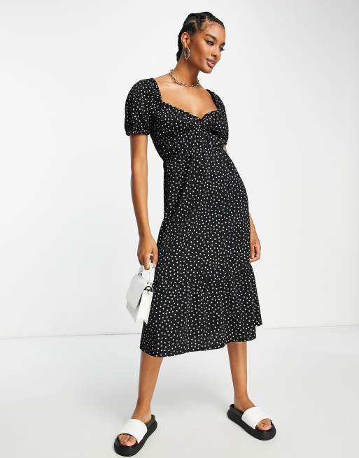 Spotty store dress asos