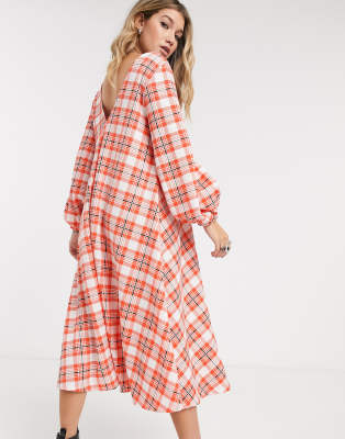 checkered dress asos