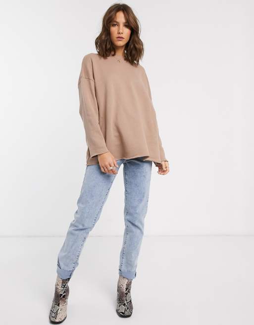 Sand Oversized Sweatshirt